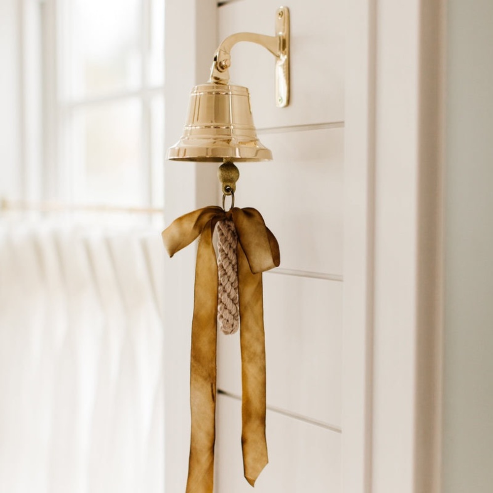 Monika Hibbs Home Petite Dinner Bell - Brass